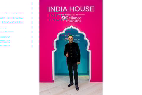Rahul Dravid at the India House, Paris